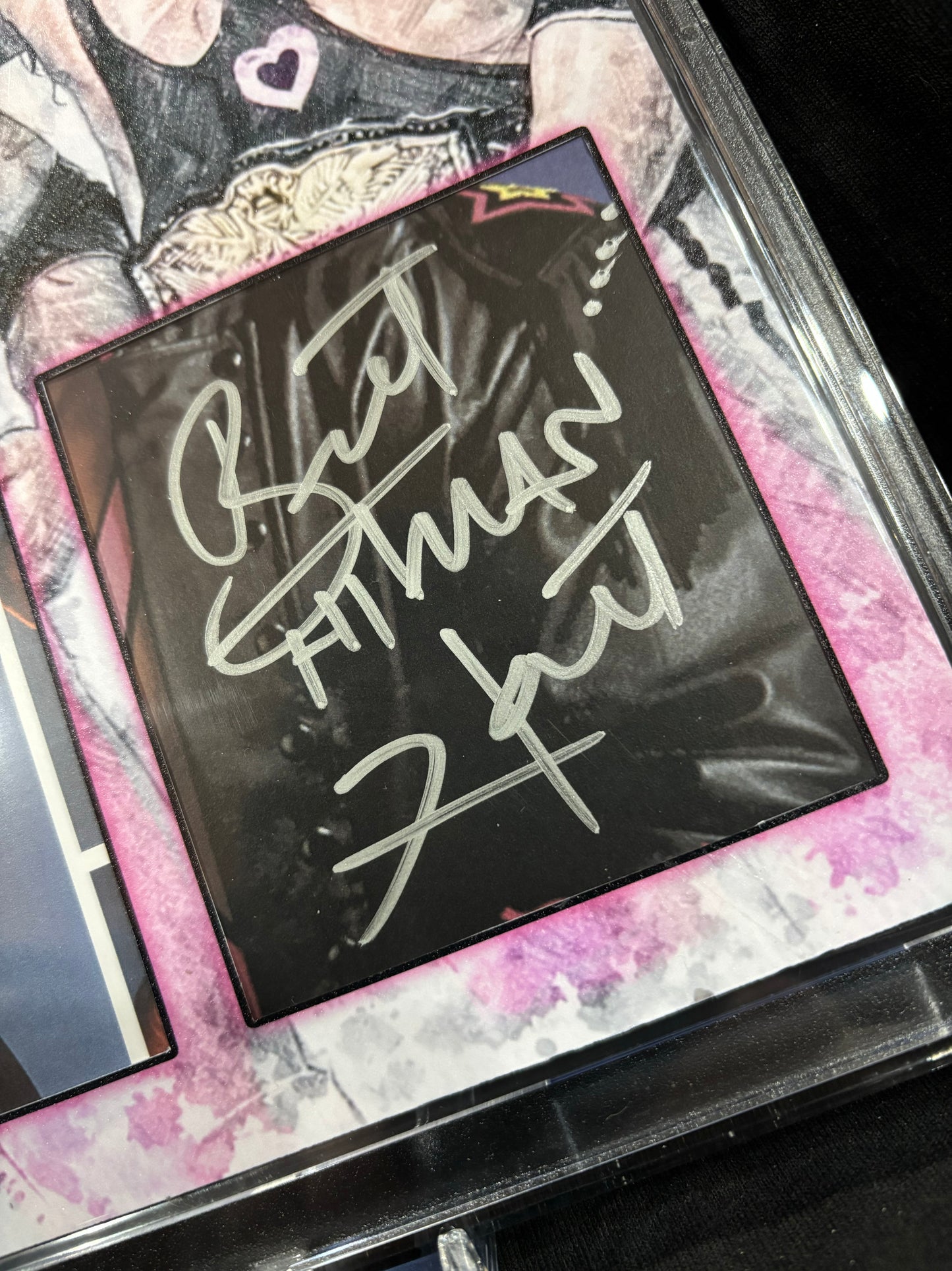 Bret Hart & Jim “The Anvil” Neidhart — Hart Foundation — Dual Cut Signature 8×10 (1/1)