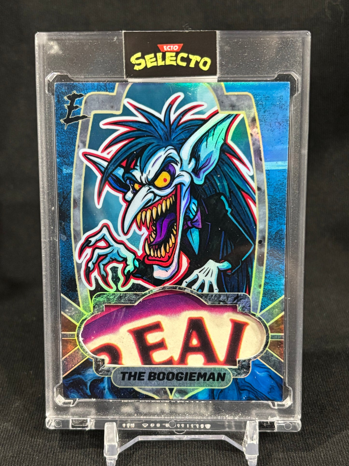 The Boogieman – “Fear Lives Under the Bed” – Ecto Selecto Jumbo Relic Card (1/1)