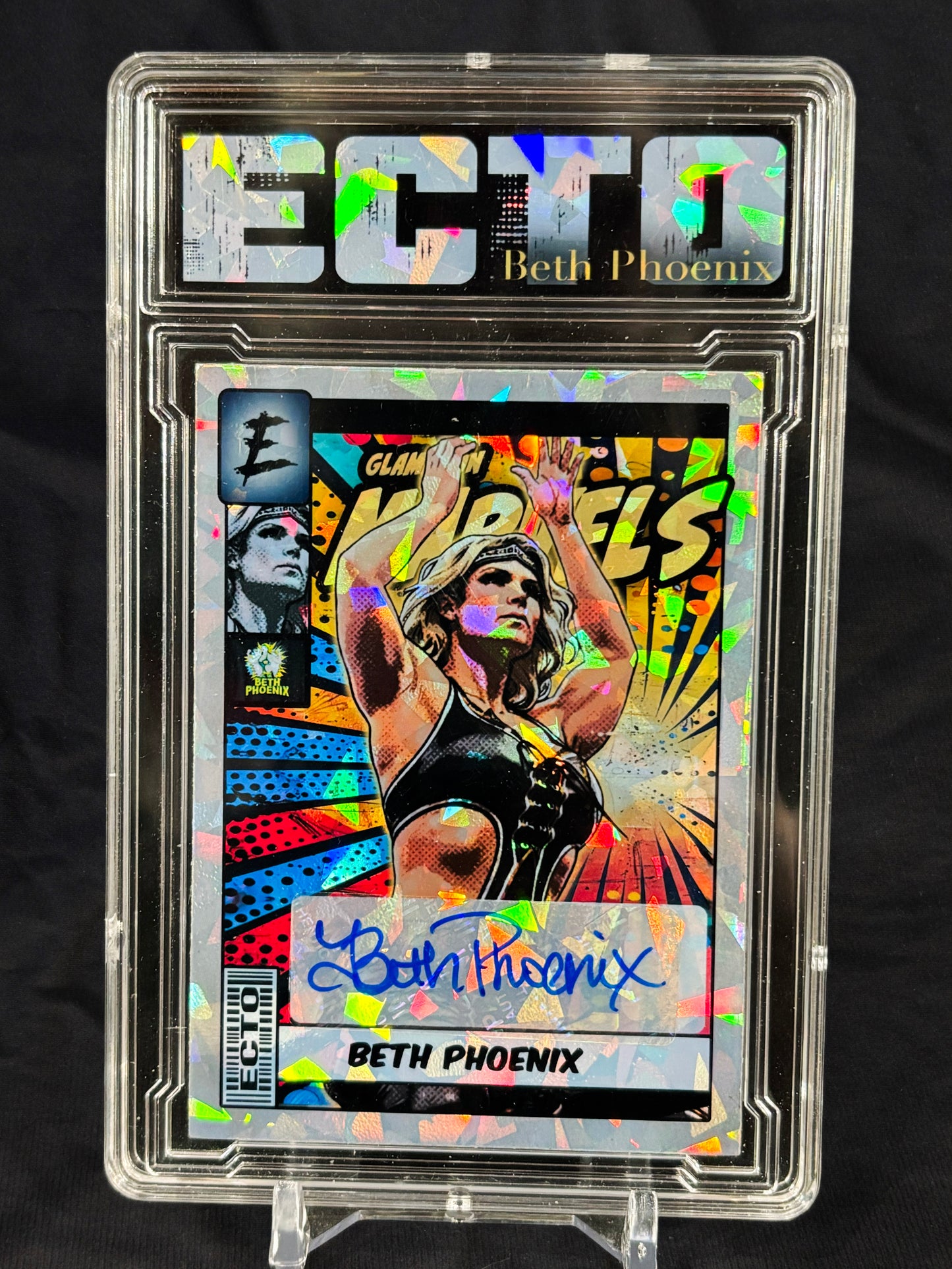 Beth Phoenix – “Glamazon Marvels” – ECTO Selecto 1/1 Autographed Art Card (Slabbed)