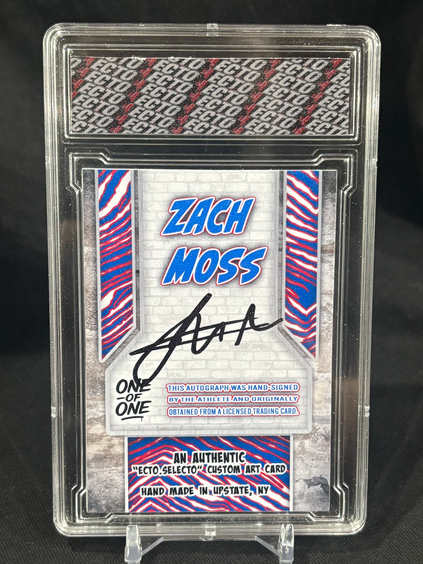 Zach Moss – “Cold Transmission” – 1/1 Cut Signature