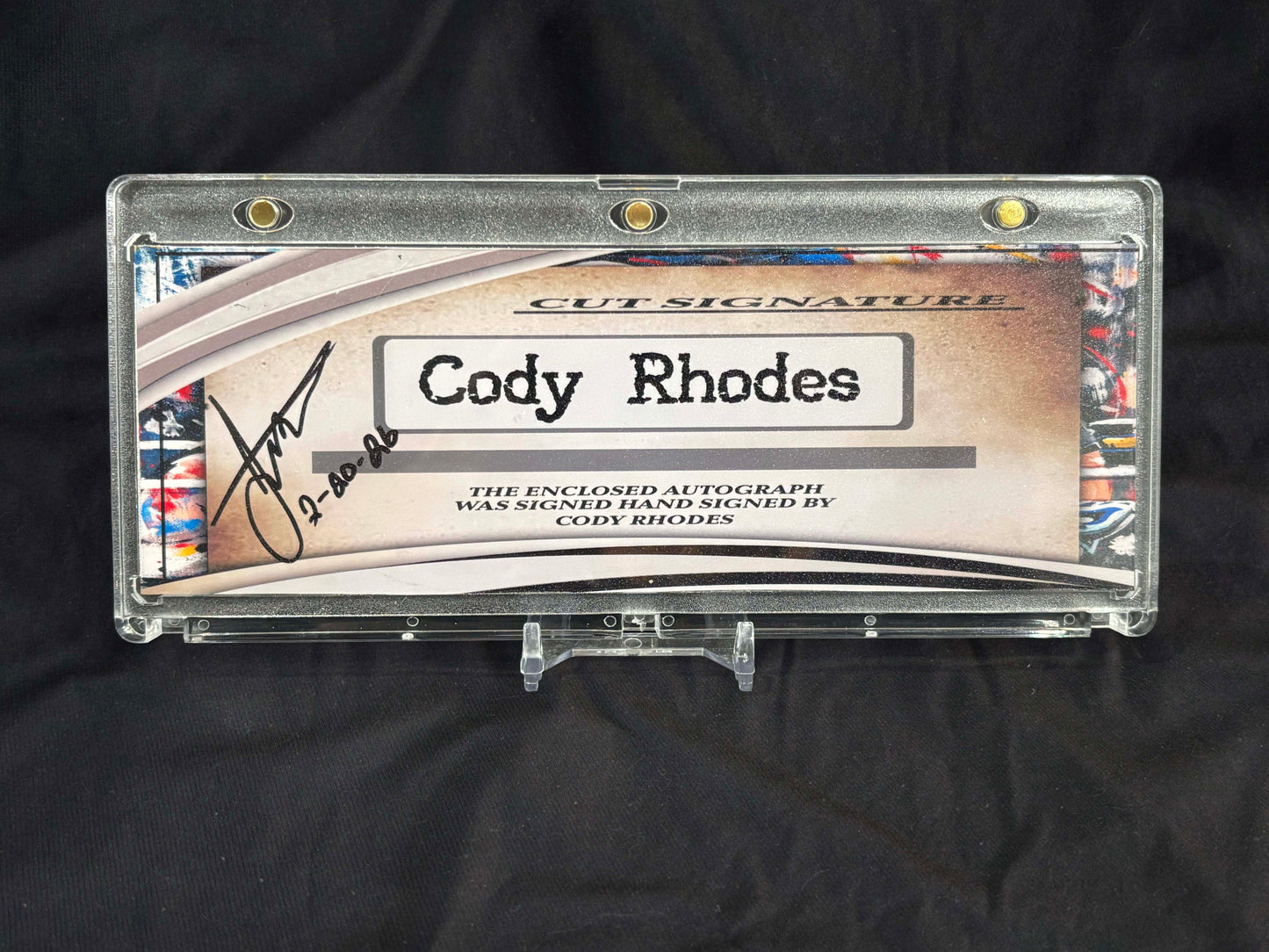 Cody Rhodes – “Aerial Impact” – (Ecto Selecto Cut Signature 1/1)
