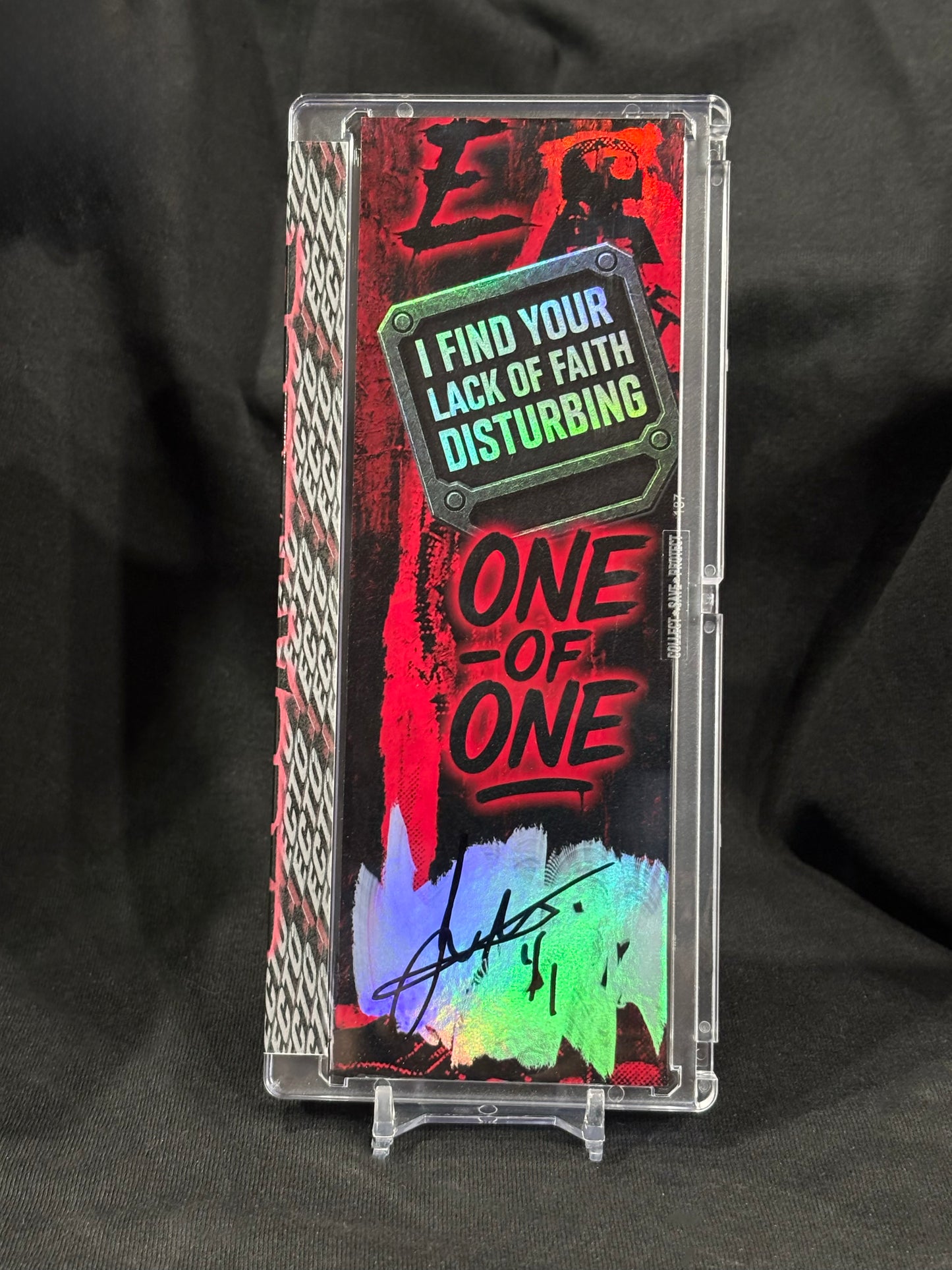 Darth Vader – “I Find Your Lack of Faith Disturbing” – Uber Tall Boy 1/1 – (Ecto Custom Art Slab)