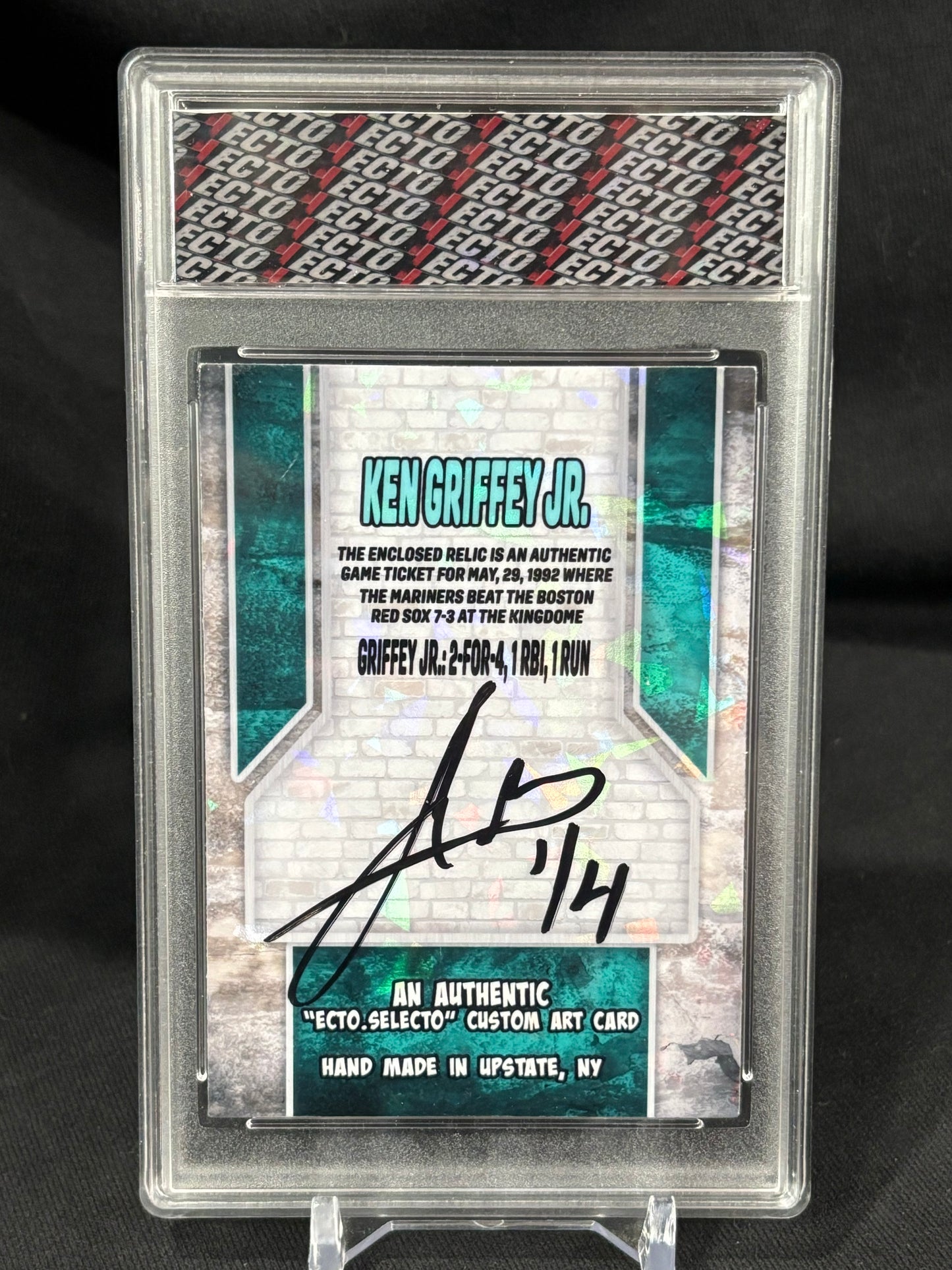 Ken Griffey Jr. — “Sweet Swing Relic Series” — Authentic Game Ticket Relic — Limited /4