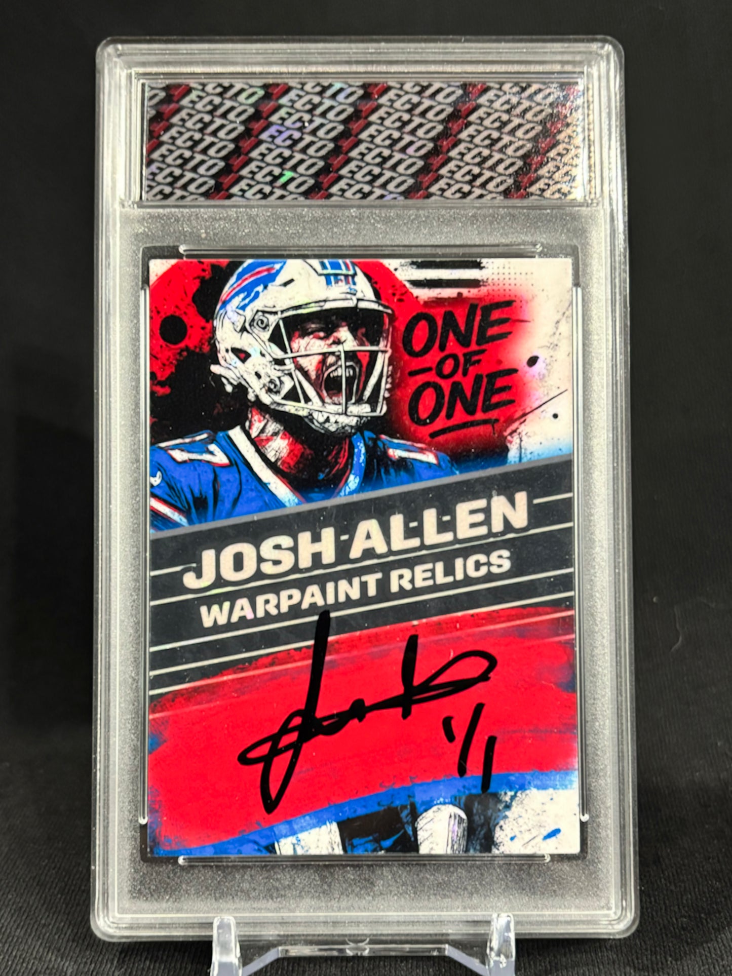 Josh Allen – “Warpaint Relics” – (Ecto 1/1 Custom Relic Card)