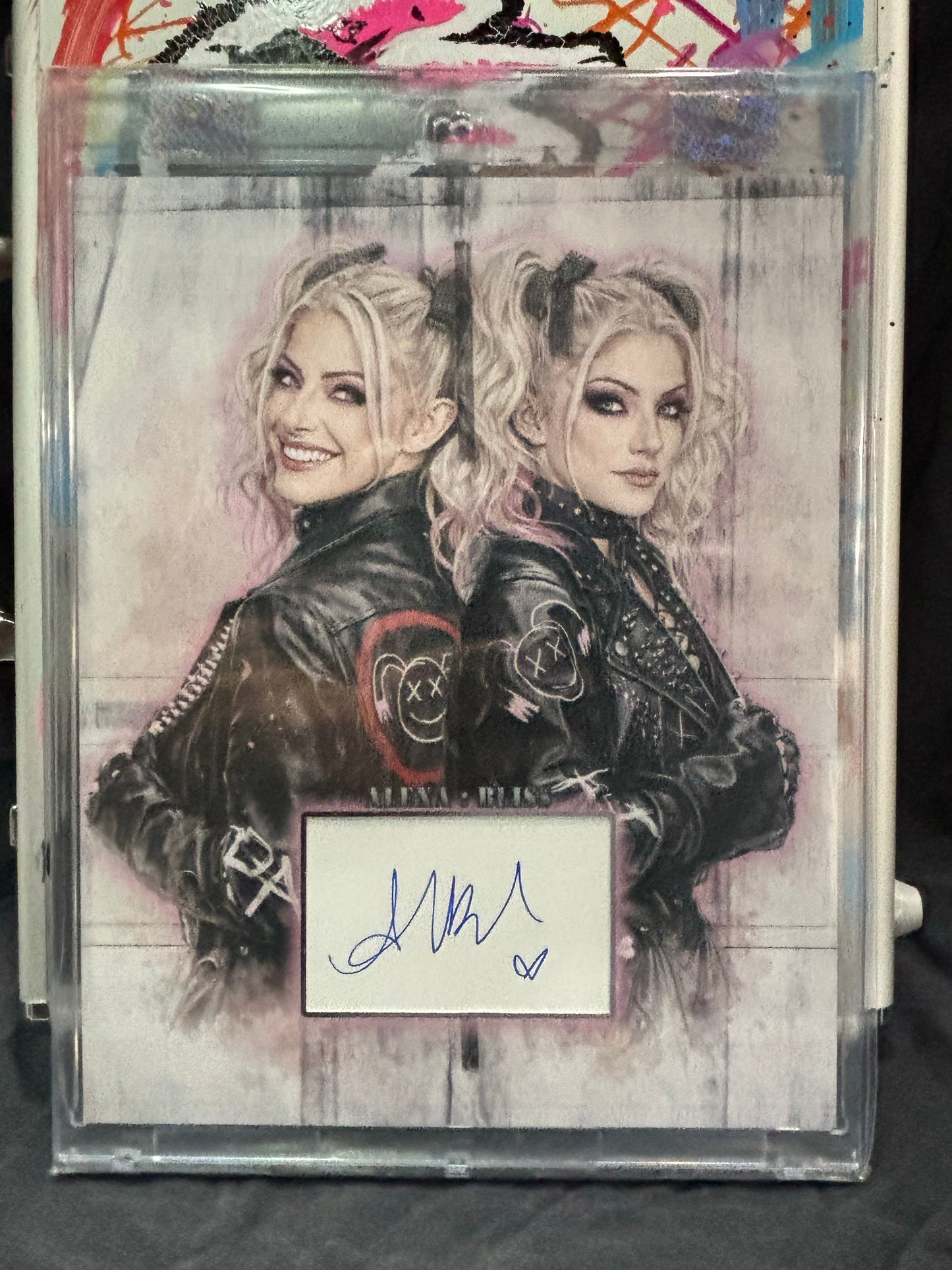 Alexa Bliss — “Duality” — 1/1 Assembled Art Work (Cut Signature + Companion Pieces + Custom Briefcase)