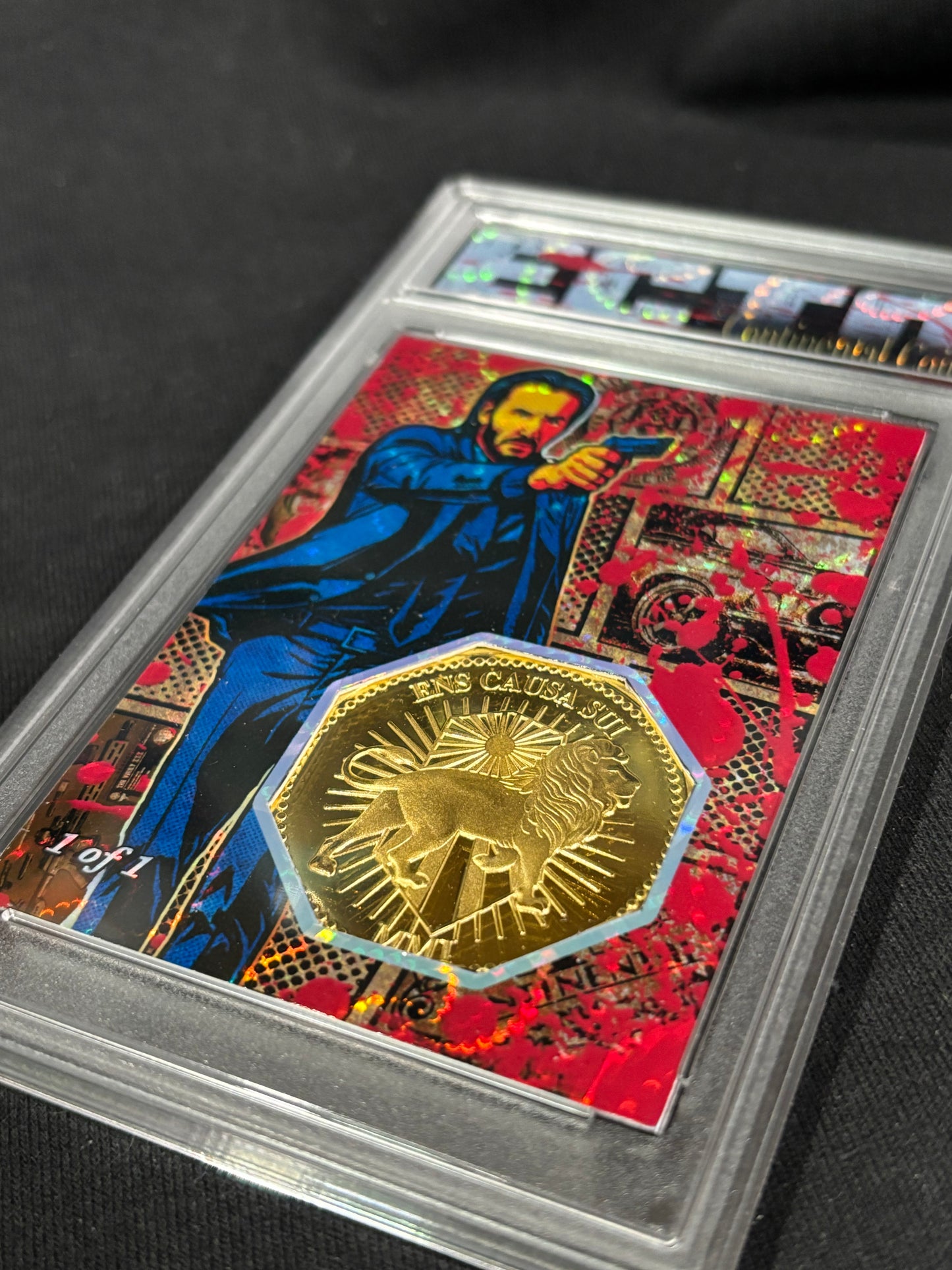 John Wick – “Continental Coin Series” – ECTO Custom Pop Art Cards (Real Metal Coin Relic)