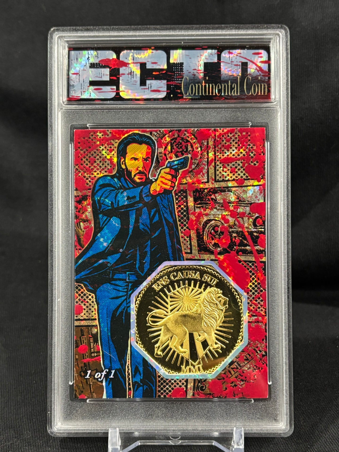 John Wick – “Continental Coin Series” – ECTO Custom Pop Art Cards (Real Metal Coin Relic)