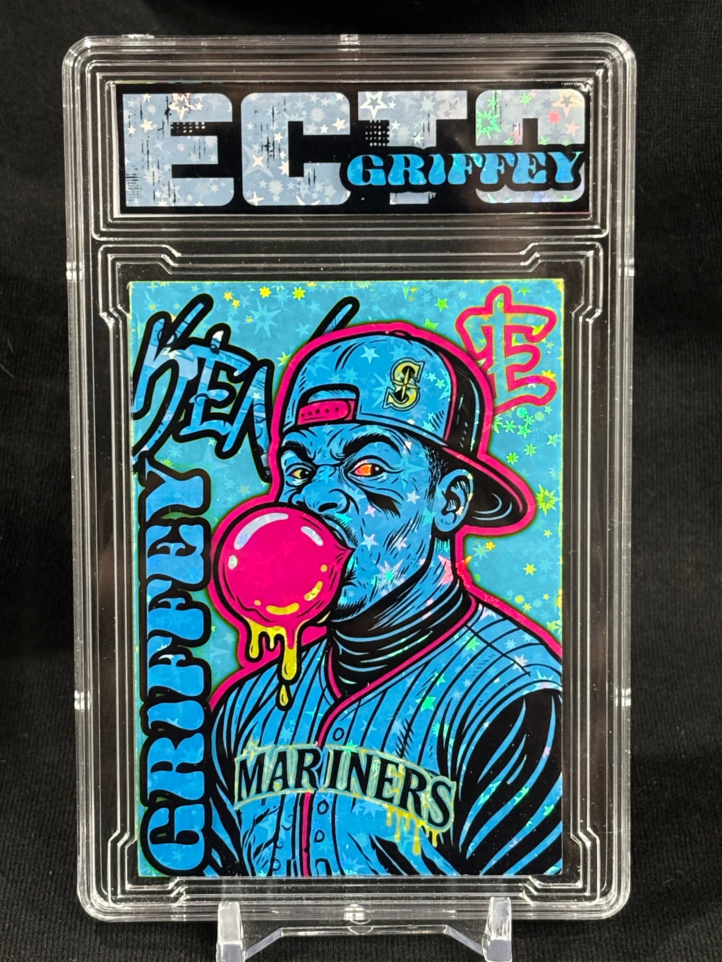Ken Griffey Jr. – “Bubblegum Chaos” – Trash Pop Icons (1/1 Custom Art Card)