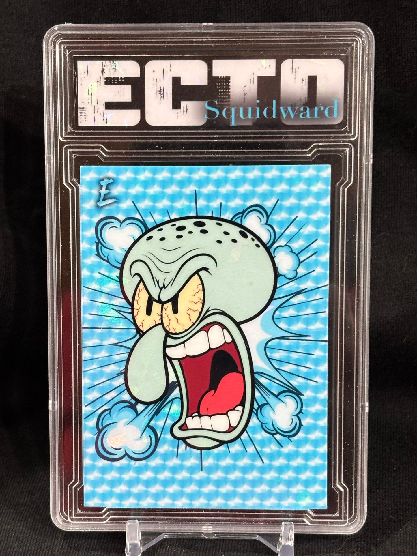 Squidward – “Foil Frenzy” 1/1 Complete Set (Trash Pop Icons) – Custom Ecto Cards – Rare Art Card Collection