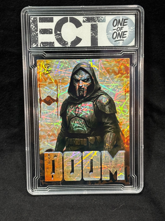 DOOM WARS – MF DOOM x Boba Fett Mash-Up – 1/1 Custom Art Card
