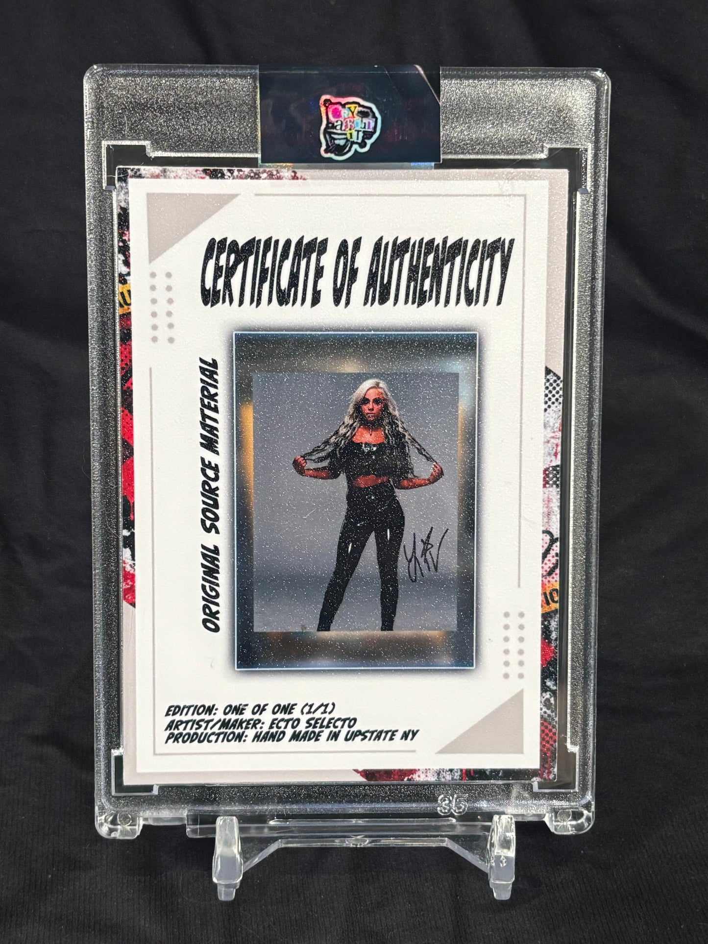 Liv Morgan – 1/1 Cut Signature – Ecto Selecto 5.5x3.5 Art Card