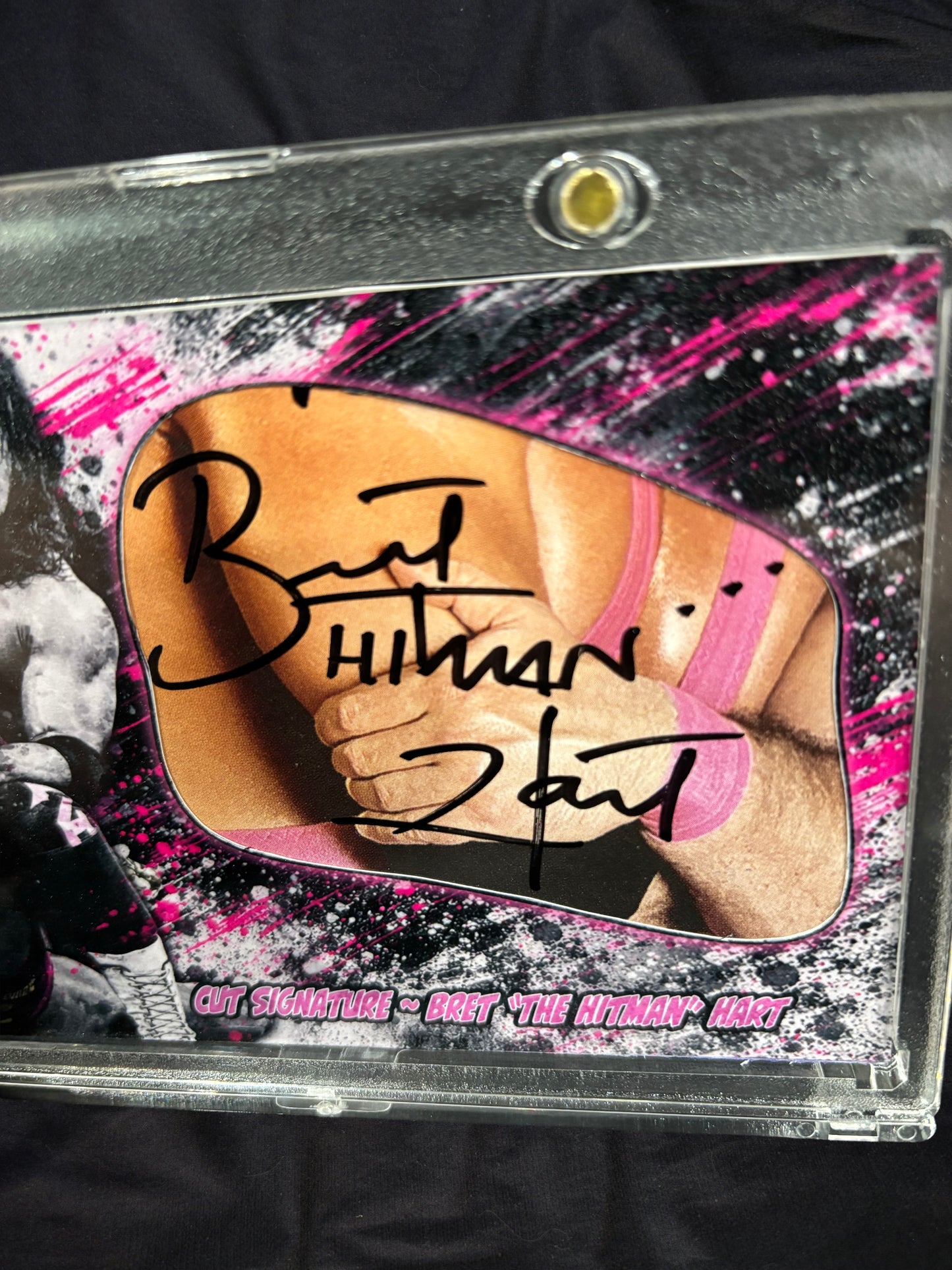 Bret Hart – “Sharpshooter” – 1/1 Cut Signature Booklet (Ecto Selecto)