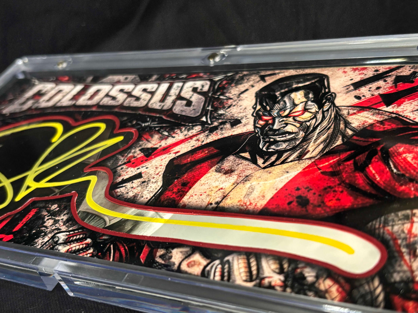 Stefan Kapičić as Colossus – Jumbo Cut Signature Art Card – Ecto Selecto 1/1 (COA + AutographWorld LOA)