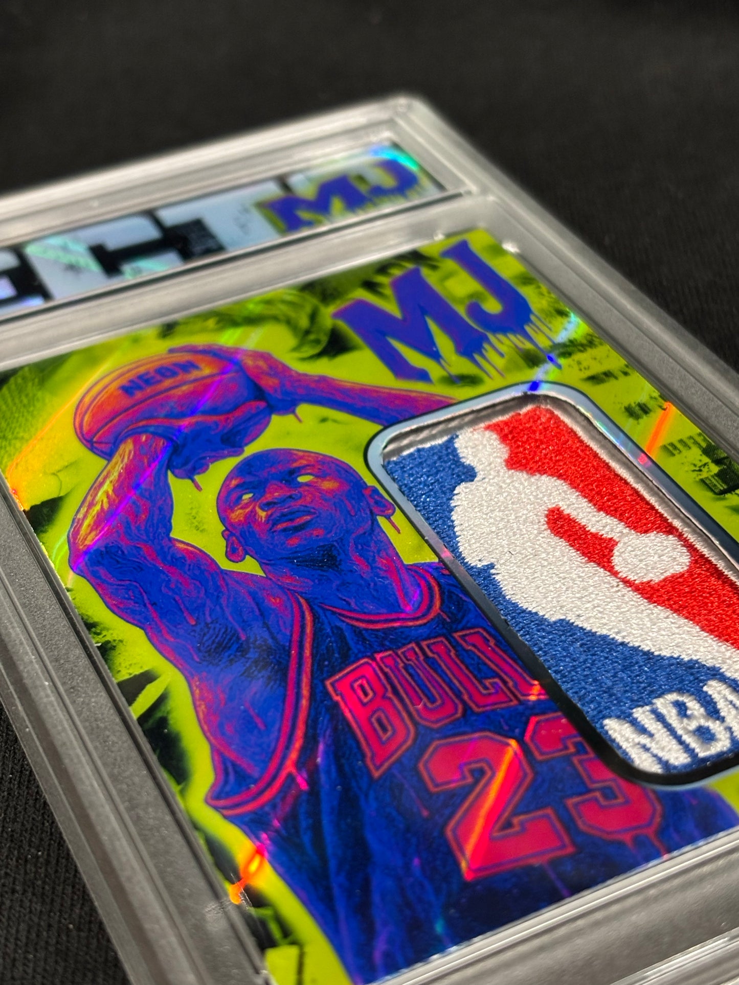 Michael Jordan – “Acid Drip Logoman Series” – (Ecto 1/1 Custom Art Card)