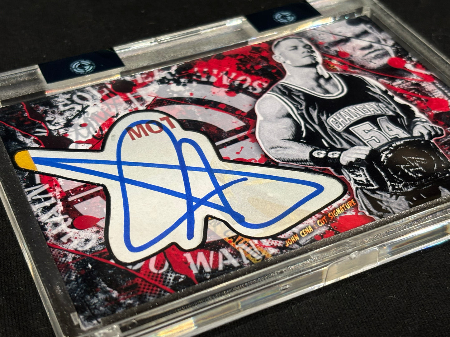 John Cena – Urban Contemporary Pop Art Cut Signature – 1/1 (Ecto Selecto)