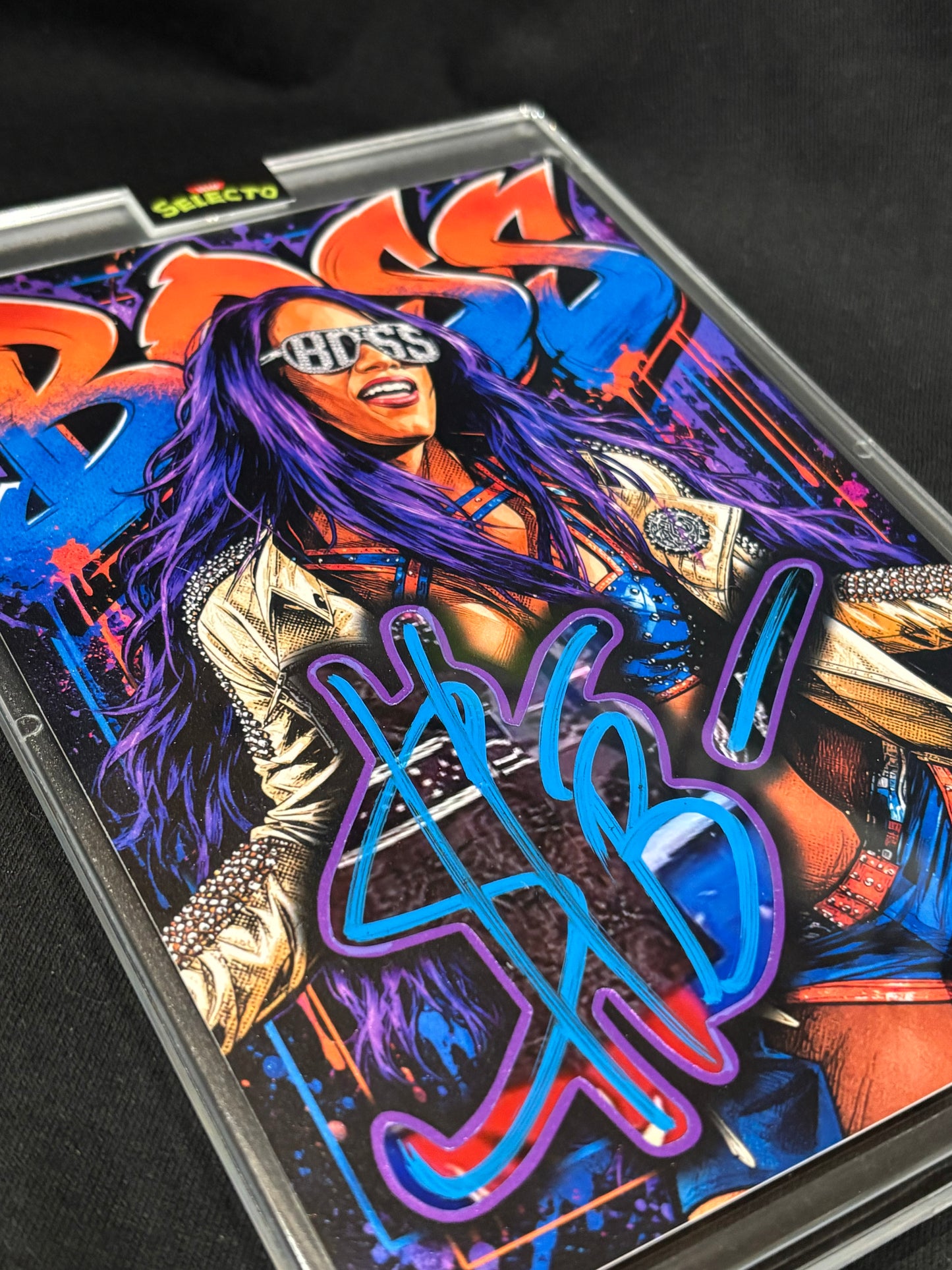 Sasha Banks / Mercedes Moné 5x7 Authentic Cut Signature Card (1/1) | JSA Certified | Artist Signed