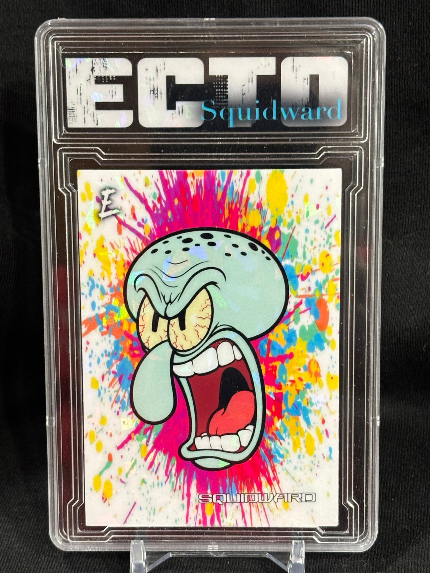 Squidward – “Foil Frenzy” 1/1 Complete Set (Trash Pop Icons) – Custom Ecto Cards – Rare Art Card Collection