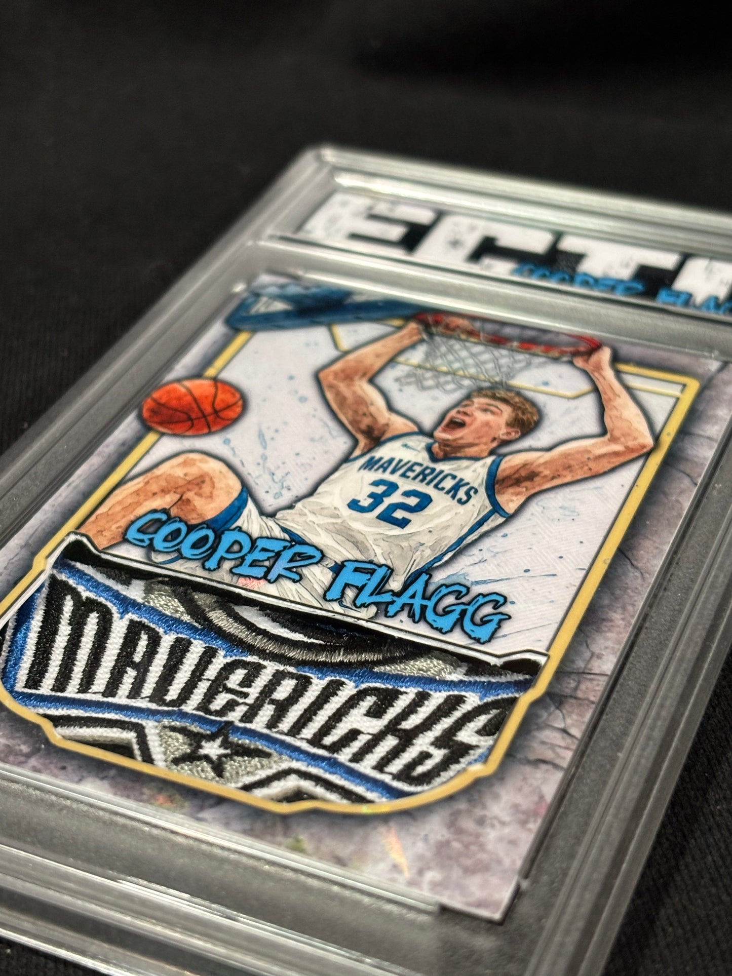 Cooper Flagg – 1/1 Mavericks Relic Card – Ecto.Selecto Custom Art Card