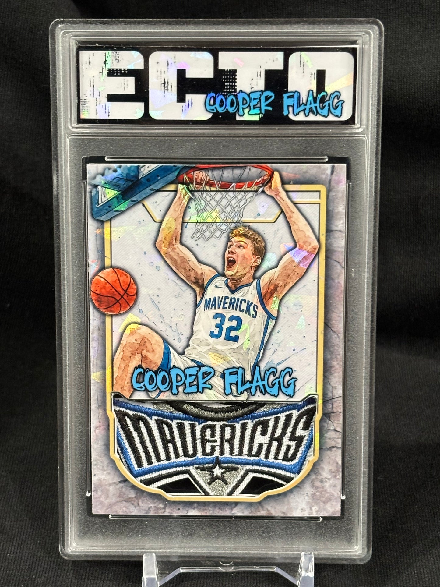Cooper Flagg – 1/1 Mavericks Relic Card – Ecto.Selecto Custom Art Card