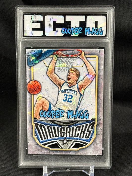 Cooper Flagg – 1/1 Mavericks Relic Card – Ecto.Selecto Custom Art Card