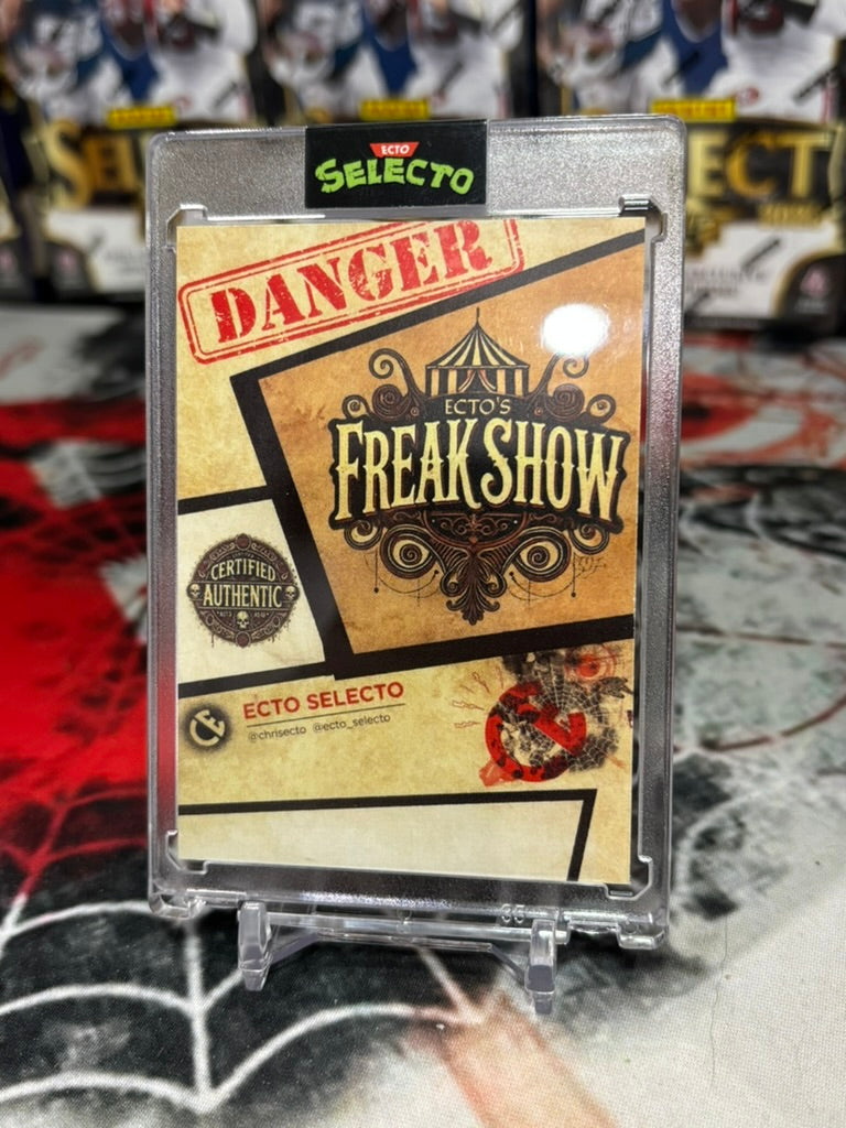 Custom Horror-Themed Mike Trout Card – Ecto Selecto Edition – Zombie Baseball Superstar!