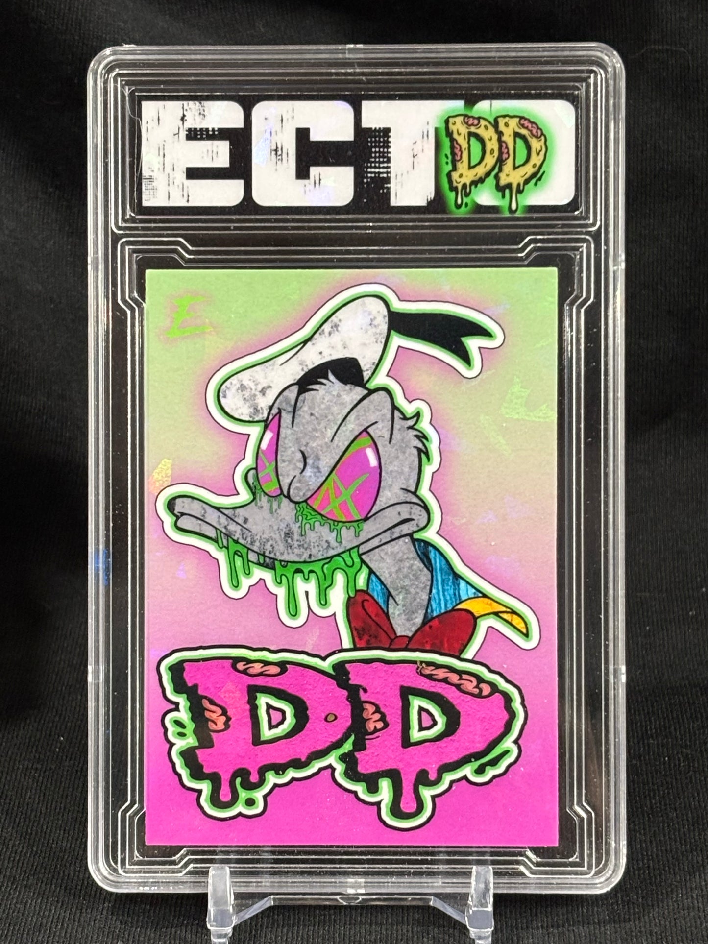 Twisted Toons – “DD” (Donald Duck Parody) – 1/1 Custom Art Card – (Ecto Selecto)