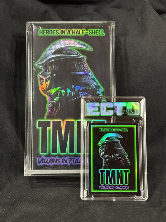 TMNT – Villains in Full Armor – VHS & Card Set (1/1 Headline + 6 Card Variations) – (Ecto Selecto Custom Collectible)