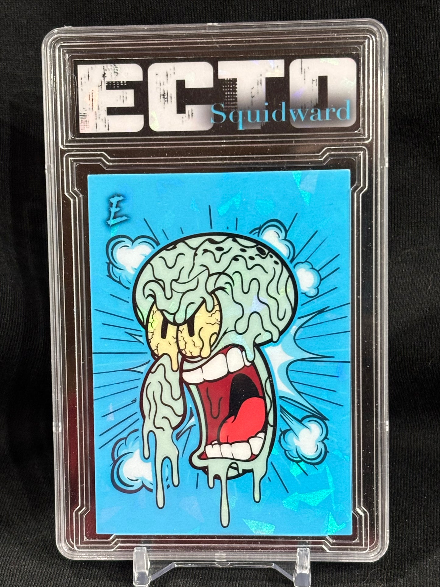 Squidward – “Foil Frenzy” 1/1 Complete Set (Trash Pop Icons) – Custom Ecto Cards – Rare Art Card Collection