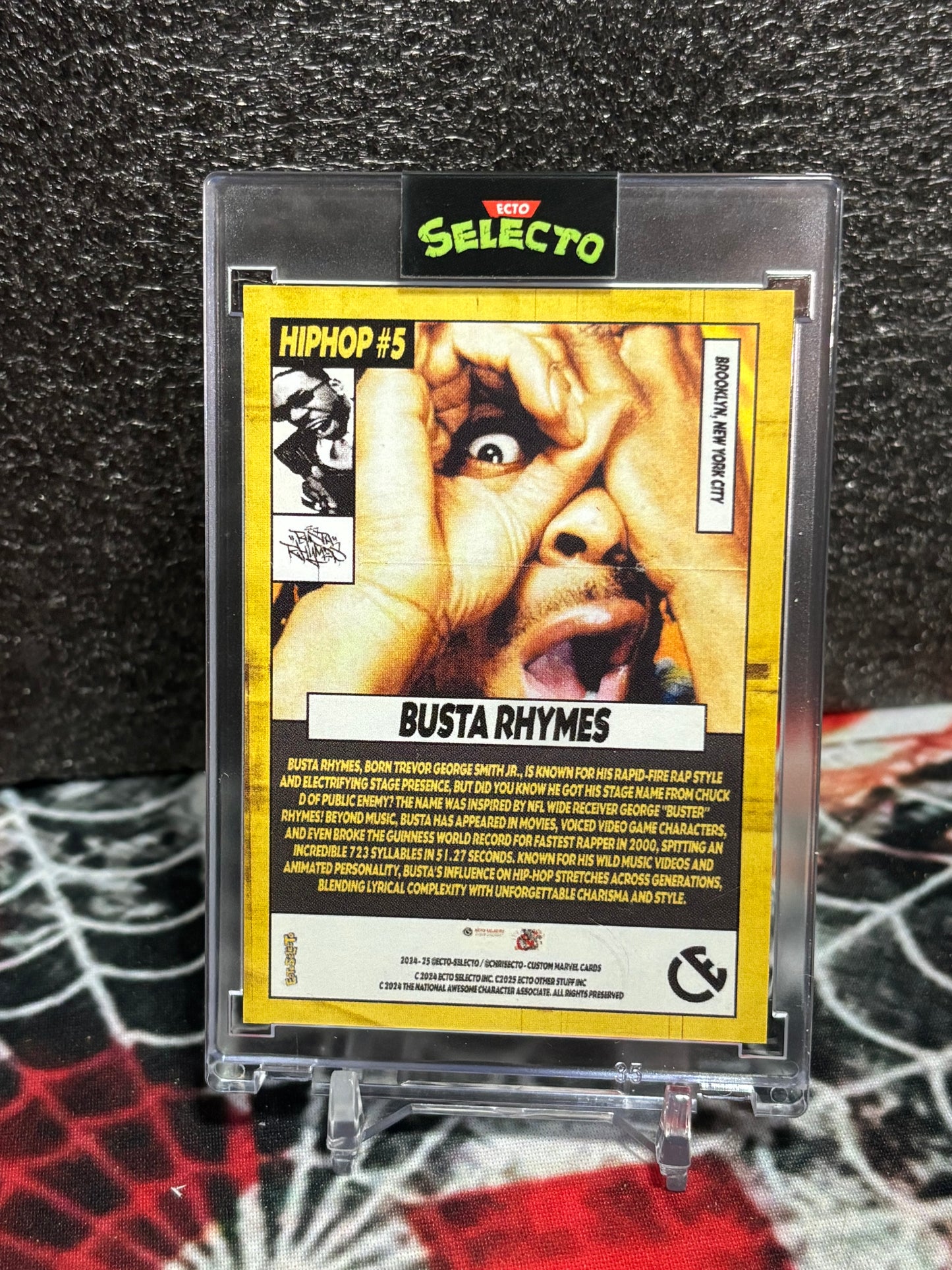 Busta Rhymes “Hip Hop Marvels” Custom Art Card – Ecto Selecto – HIPHOP #5