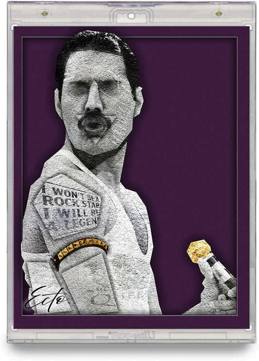 Freddie Mercury – “I Will Be a Legend” (8x10 Stonecut Icon Print)