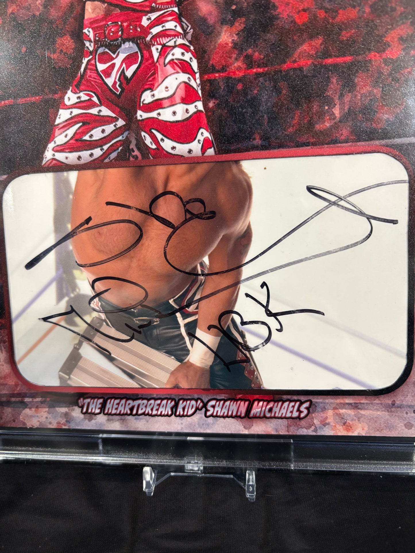 Shawn Michaels – “The Heartbreak Kid” – Ecto Selecto Cut Signature (1/1 Archival 8×10)
