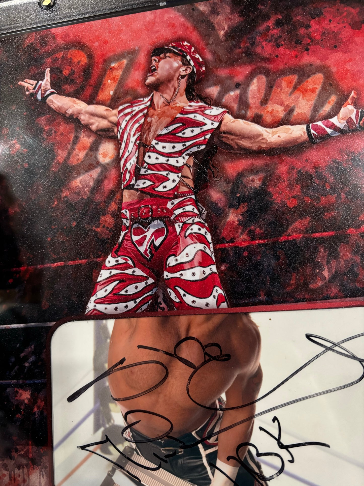 Shawn Michaels – “The Heartbreak Kid” – Ecto Selecto Cut Signature (1/1 Archival 8×10)