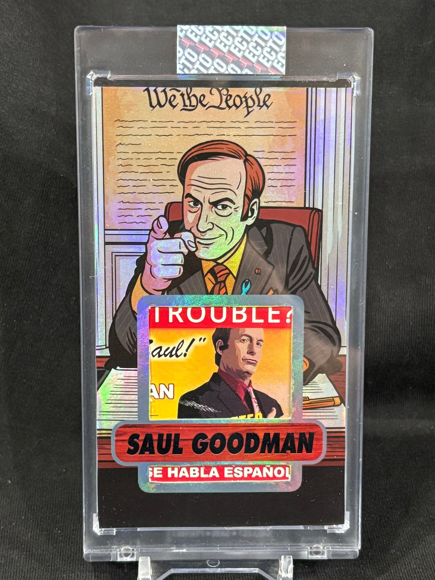 Better Call Saul – "Saul Goodman Jumbo Relic" – (Oversized 1/1 Custom Art Card)