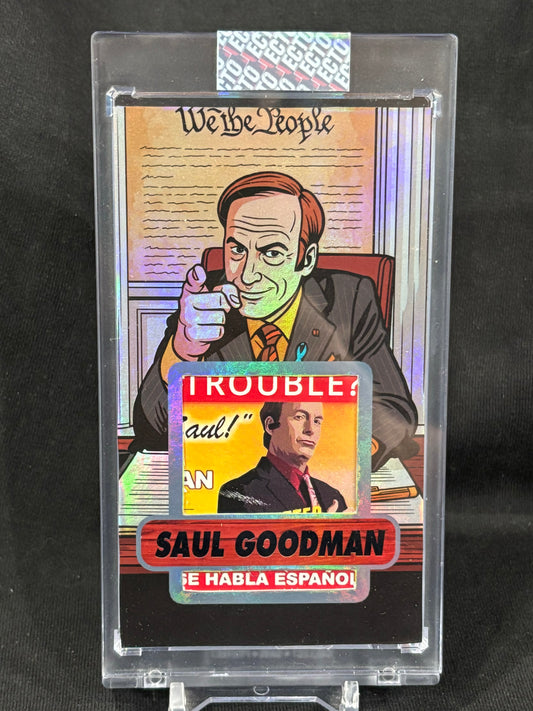 Better Call Saul – "Saul Goodman Jumbo Relic" – (Oversized 1/1 Custom Art Card)