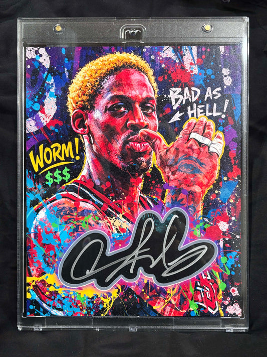 Dennis Rodman – “Bad As Hell” – (Ecto Selecto 8x10 Cut Signature 1/1)