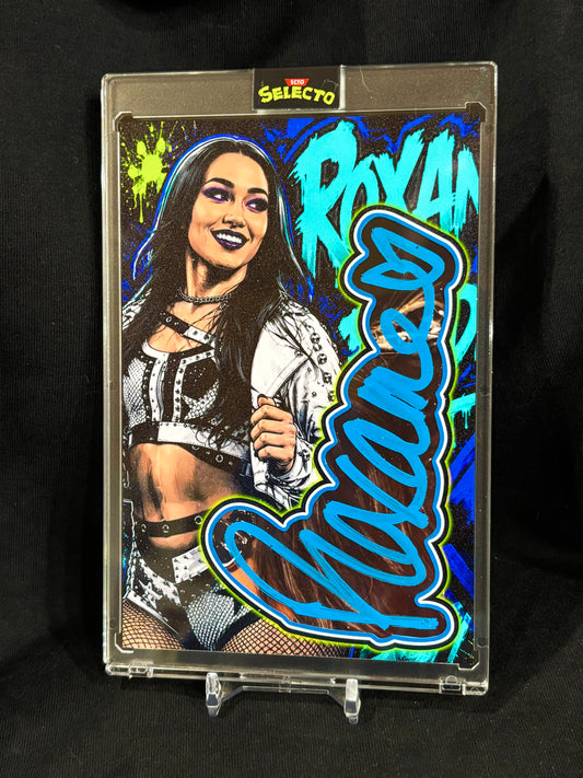 Roxanne Perez 4x6 Cut Signature Card – 1/1 Custom Artwork | JSA Witnessed Autograph | Ecto Selecto