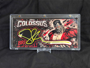Stefan Kapičić as Colossus – Jumbo Cut Signature Art Card – Ecto Selecto 1/1 (COA + AutographWorld LOA)