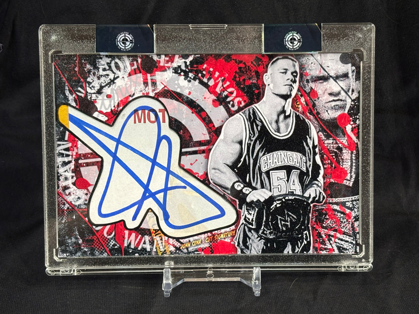 John Cena – Urban Contemporary Pop Art Cut Signature – 1/1 (Ecto Selecto)