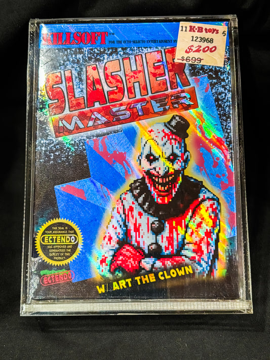 NES Slasher Master – Art The Clown x NES Blaster Master – (1/1 Original in Acrylic Display Case)