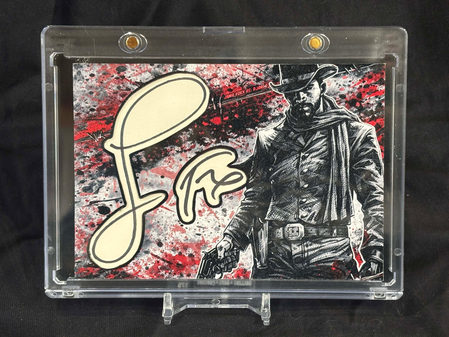 Jamie Foxx — Django — (Ecto Selecto 1/1 Cut Signature Card) — 3.5x5