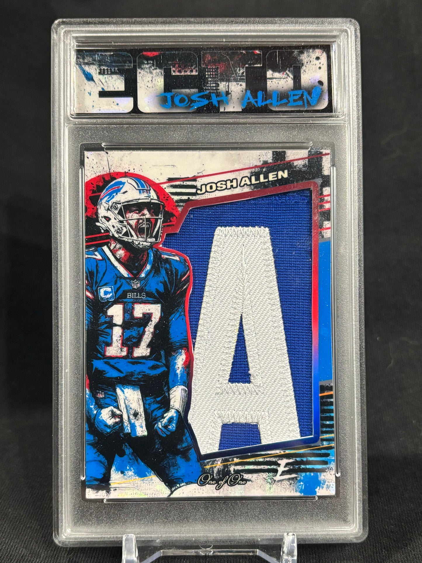 Josh Allen – “Warpaint Relics” – (Ecto 1/1 Custom Relic Card)