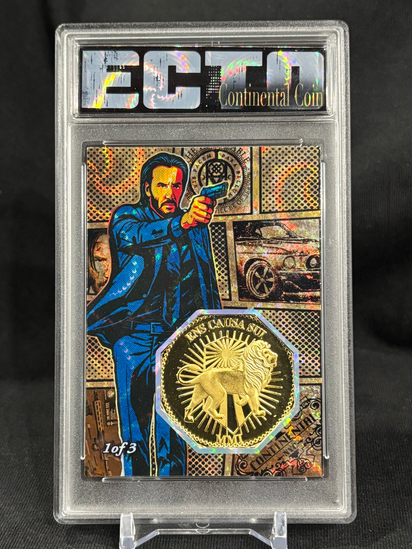 John Wick – “Continental Coin Series” – ECTO Custom Pop Art Cards (Real Metal Coin Relic)