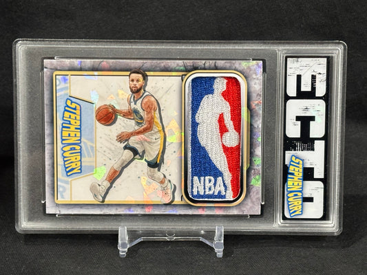 Steph Curry – Custom Watercolor “Logo Relic Series” – Gold / Silver / Verdant Metal Editions