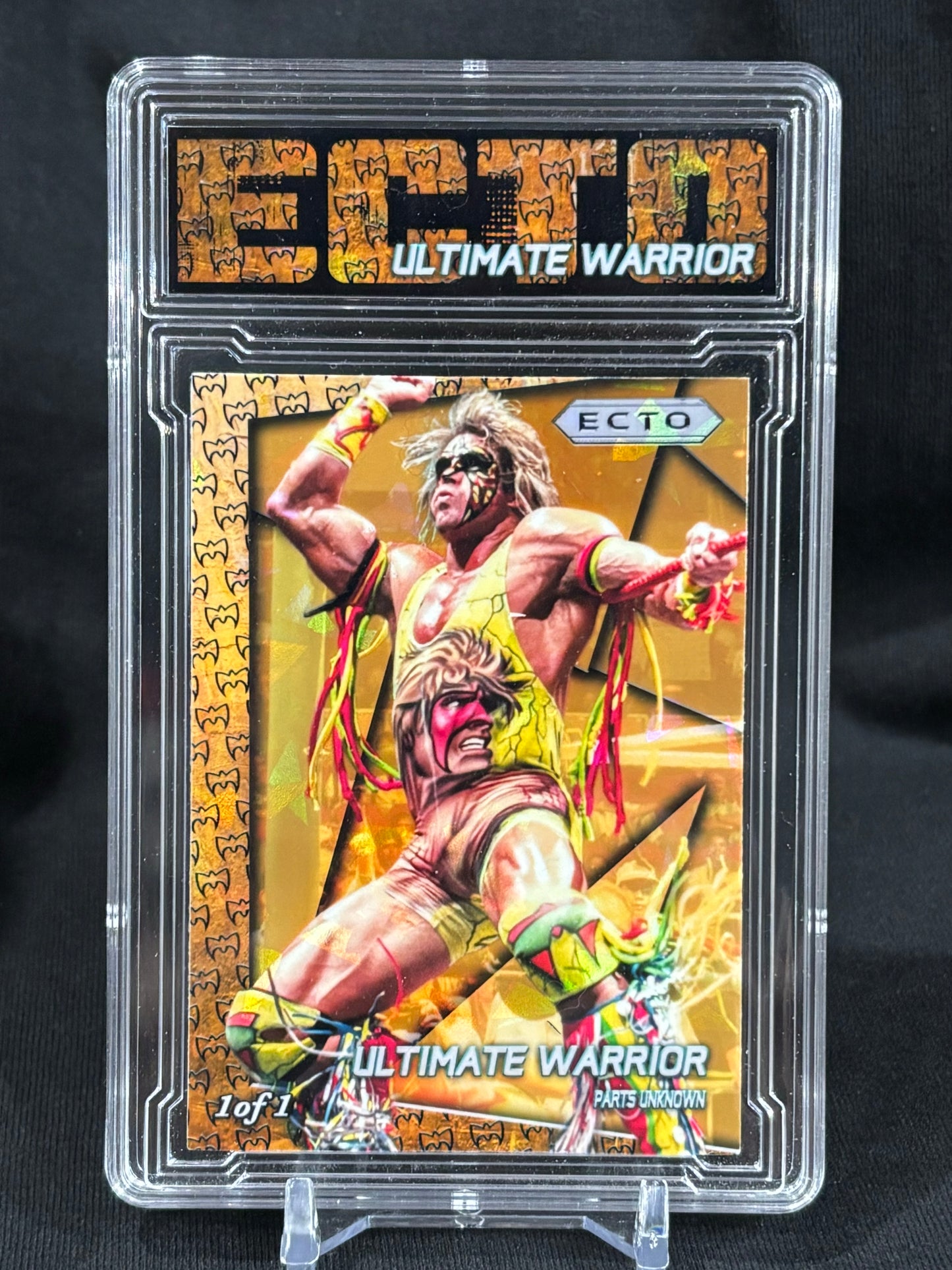 Ultimate Warrior – “Ecto Prizm Tribute Set” – (Custom Parallel Series)