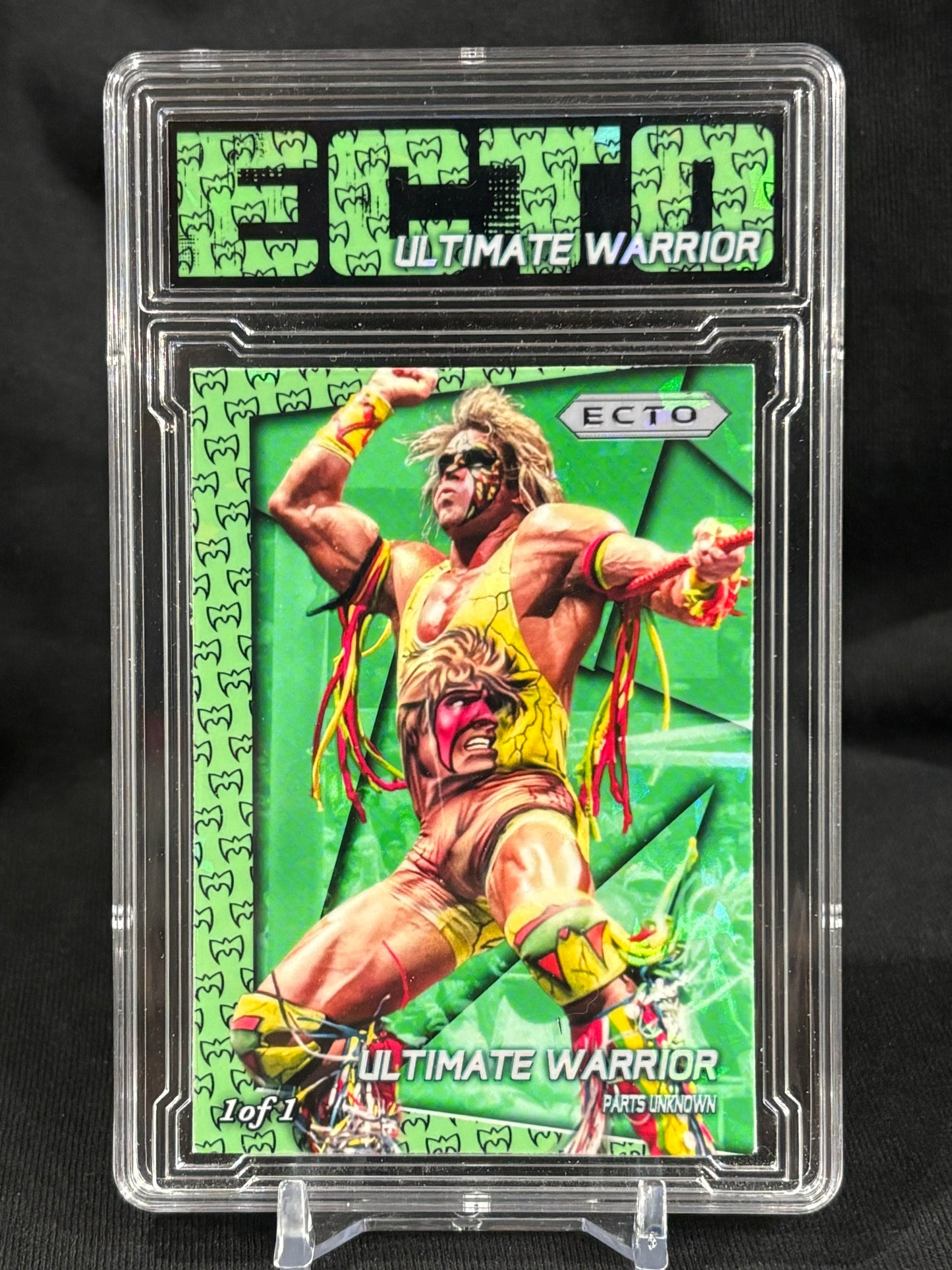 Ultimate Warrior – “Ecto Prizm Tribute Set” – (Custom Parallel Series)