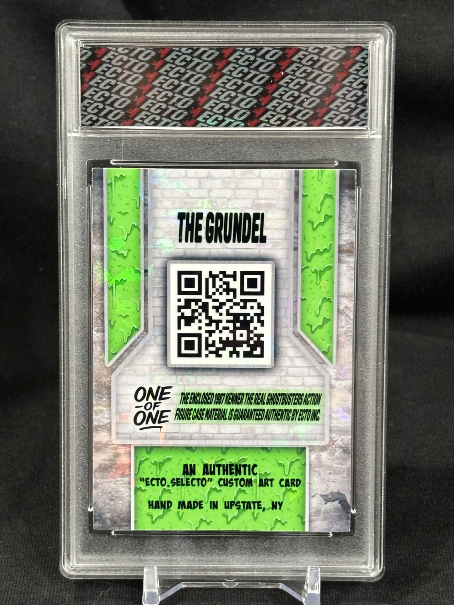 The Grundel – 1/1 Jumbo Relic Card (Ecto.Selecto Custom Art)