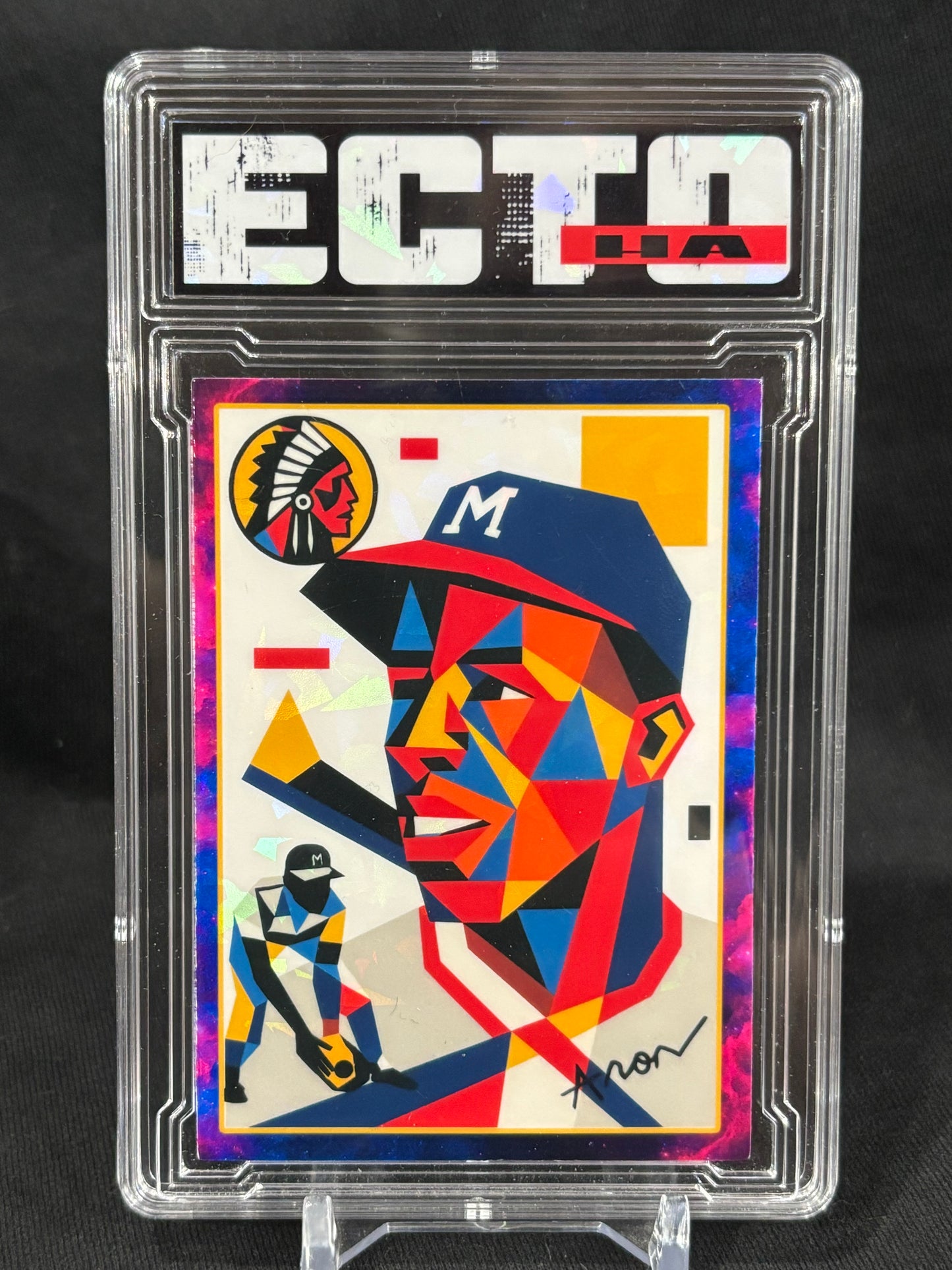 Hank Aaron – “Geometric Greats” Suprematism Set (Each Card 1/1)