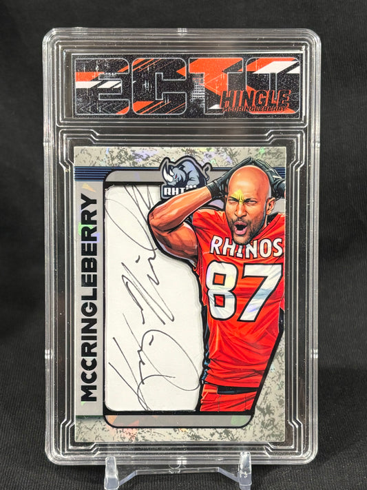Hingle McCringleberry – “Excessive Celebration” – (Ecto Selecto 1/1 Cut Auto Card)