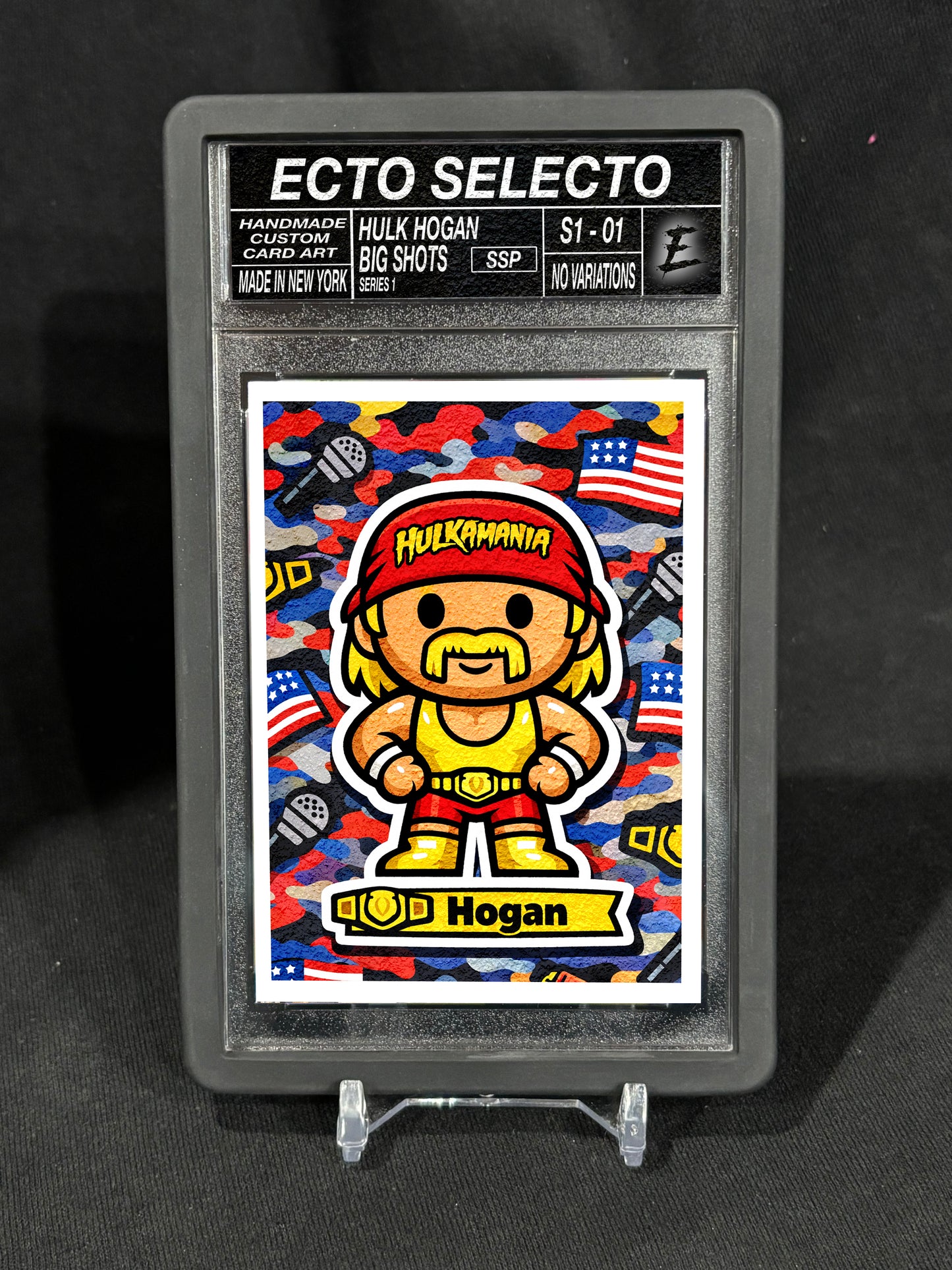 Hulk Hogan – Big Shots Series 1 – Ecto Selecto Mascot Art Card (SSP)