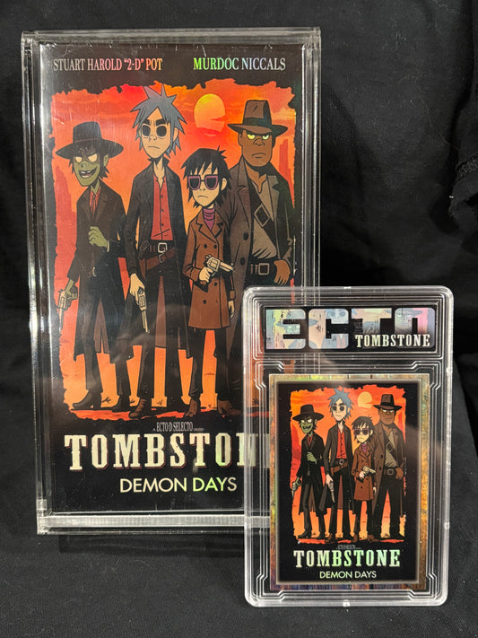 Tombstone x Gorillaz – “The VHS Cut” – (Ecto Selecto 1/1 Parody Card + VHS Set)